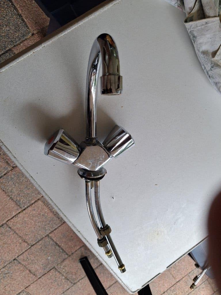 Mengwater kraan ( Korte aansluitpijp), Ophalen of Verzenden, Chroom, Kraan