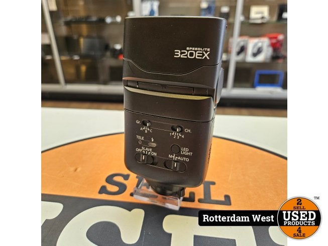 Canon Speedlite 320EX Flitser, Canon, Zo goed als nieuw, Support@canon.com, 30-2, Shimomaruko 3-chome, Ohta-ku
Tokyo 146-8501
Japan