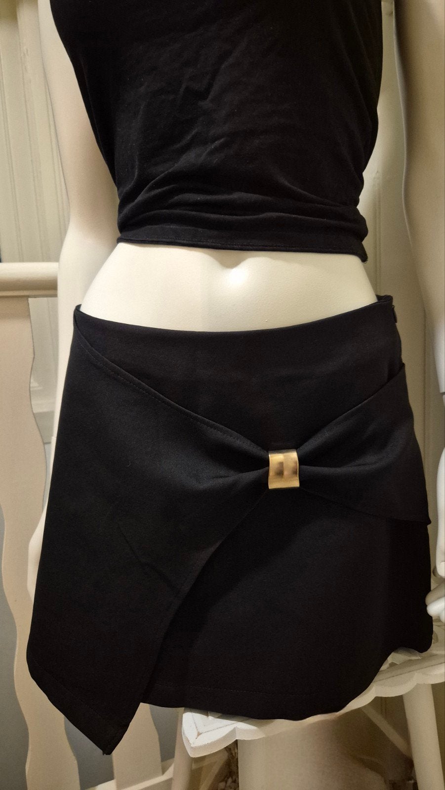 Zwarte mini rok, Zwart, Nieuw, Ophalen of Verzenden, Maat 36 (S)