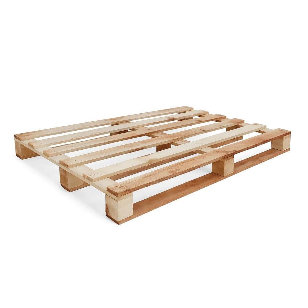2 Houten pallets / Wooden pallets (120x80x15), Ophalen, Gebruikt, 50 mm of meer, Beuken