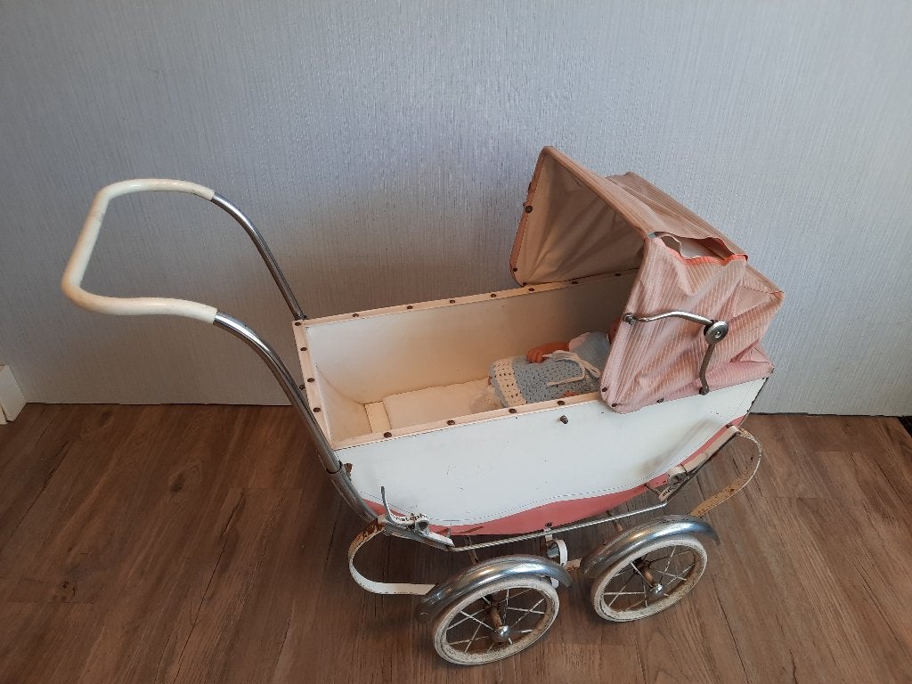 VINTAGE POPPENWAGEN, Ophalen, Gebruikt, Overige typen