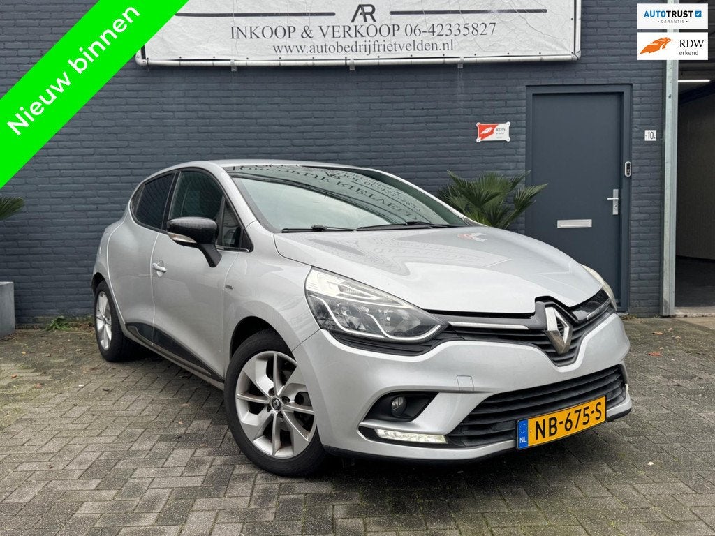 Renault Clio 0.9 TCe Limited Facelift Navi DAB+ Clima! Inrui, Auto's, Voorwielaandrijving, 898 cc, Stof, Gebruikt