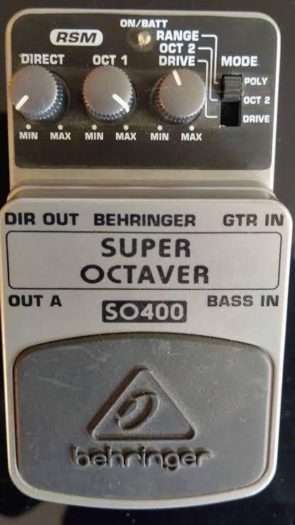 Behringer Super Octaver SO400., Muziek en Instrumenten, Effecten, Gebruikt, Chorus, Delay of Echo, Distortion, Overdrive of Fuzz