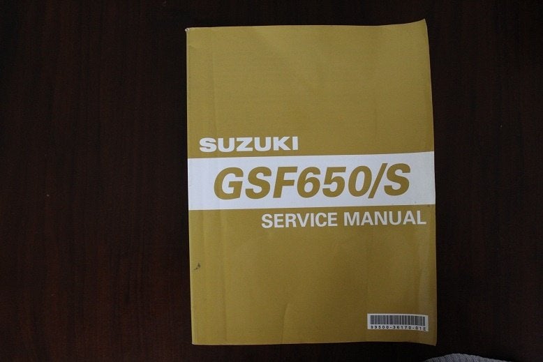 Suzuki GSF650 S 2007 motorcycle service manual GSF 650, Ophalen of Verzenden, Suzuki