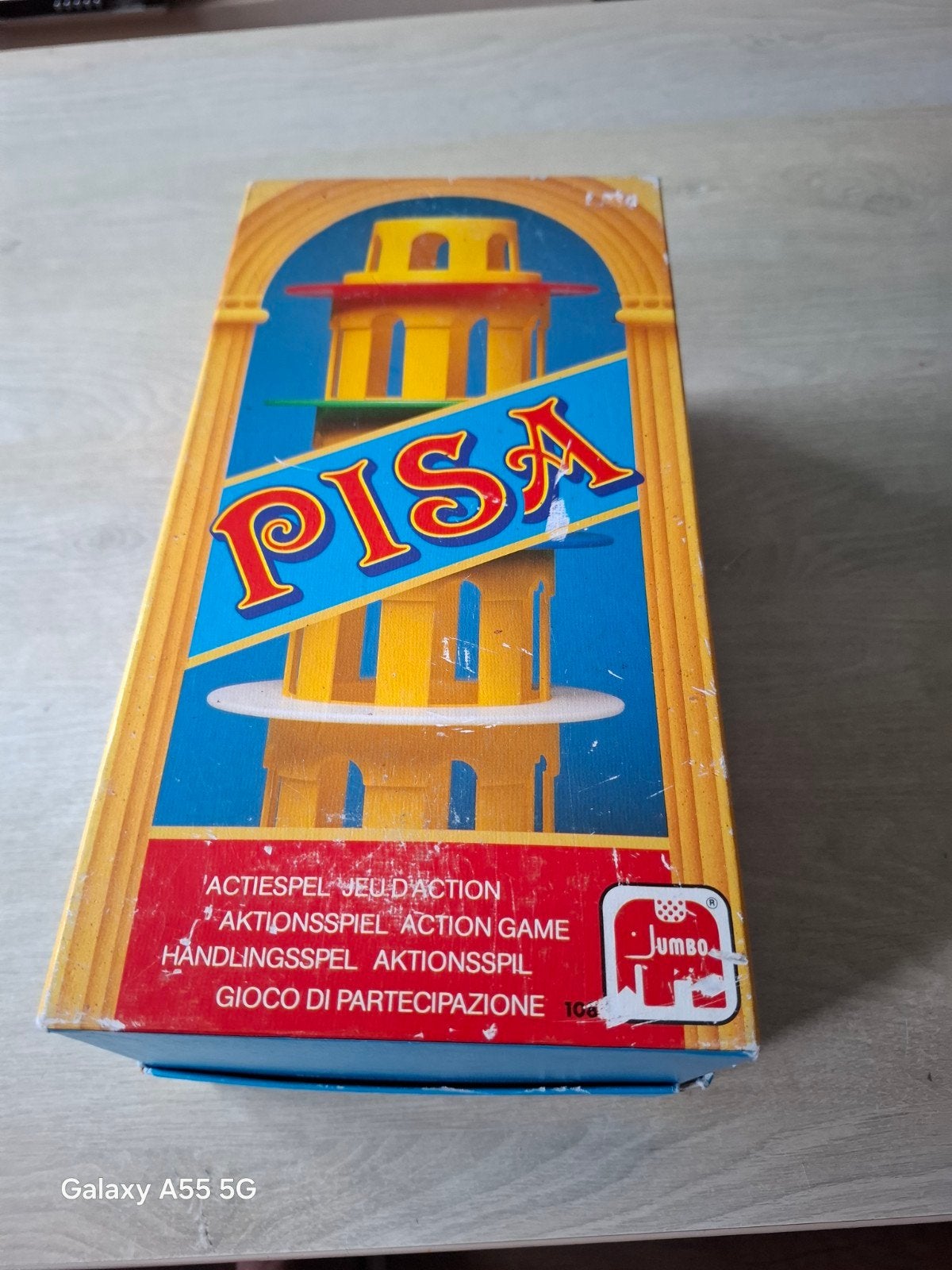 Pisa Actiespel Jumbo - Klassiek Stapelspel, Gebruikt, Ophalen of Verzenden, Koninklijke Hausemann en Hötte B.V., Info@jumbo.eu