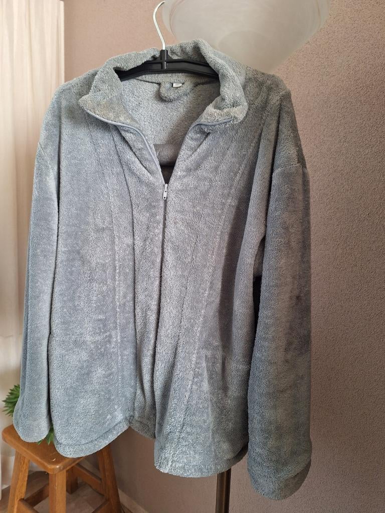 Optidee Grijs vest met rits, maat XXL, Ophalen of Verzenden