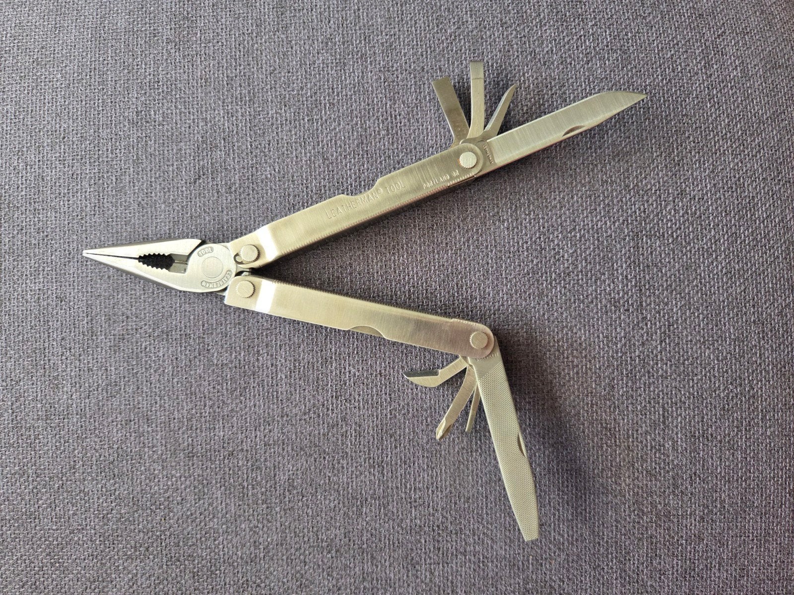 Vintage Leatherman PST (2002) Pocket Survival Tool + Leren F, Ophalen of Verzenden