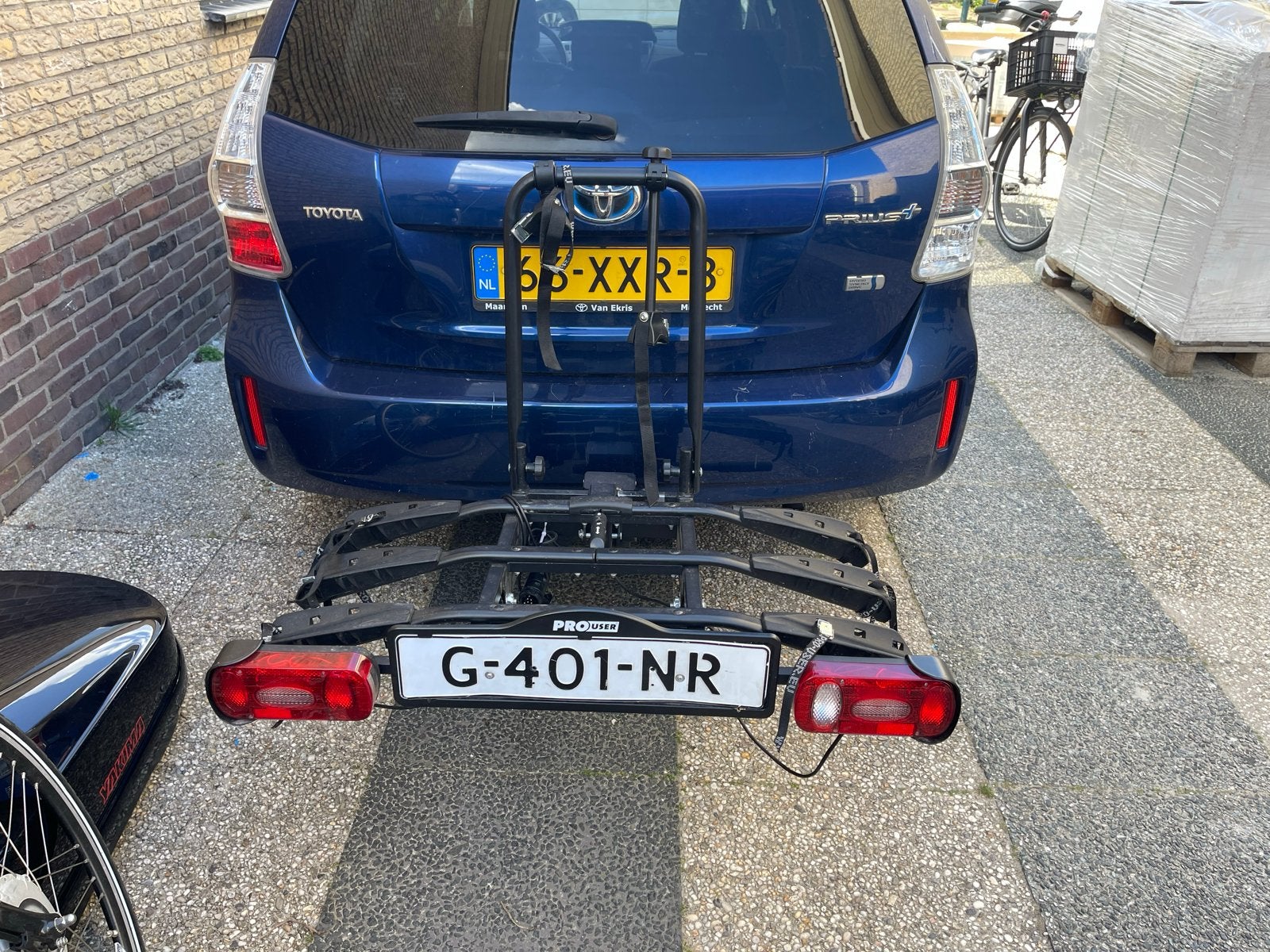 Pro-User Diamant Fietsendrager voor 3 fietsen, Ophalen of Verzenden, Zo goed als nieuw, 2 fietsen, Trekhaakdrager