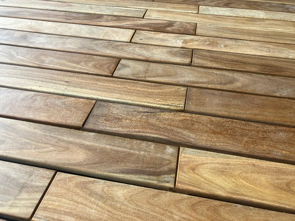 Vlonderplanken-planken-Schutting-Hardhout-Cumaru-20x145mm, Tuin en Terras, Terrasdelen en Vlonders, Ophalen, Nieuw, Hout