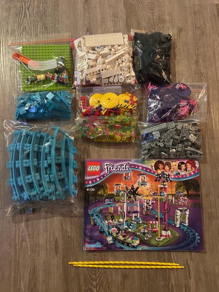 Lego friends 41130 Pretpark achtbaan, Kinderen en Baby's, Speelgoed | Duplo en Lego, Lego, Friends, Ophalen of Verzenden, Zo goed als nieuw