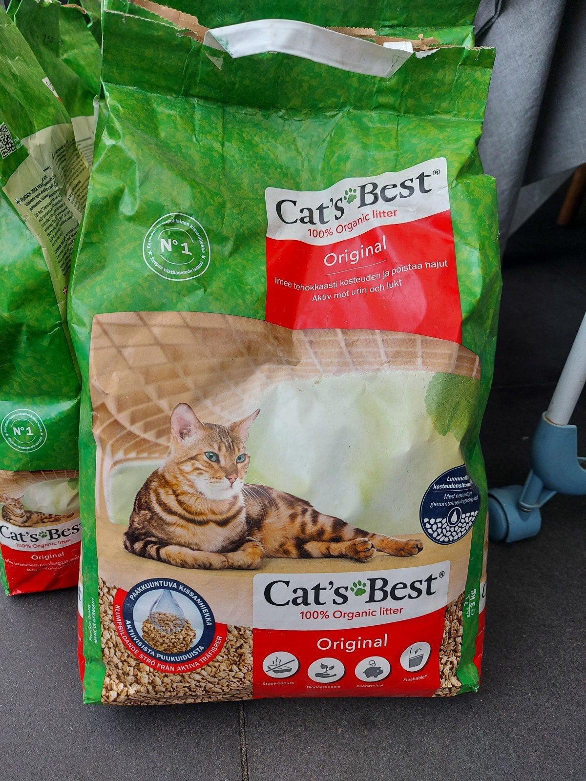 Kattenbakvulling Cat's Best bijna 65 liter 100% organic, Dieren en Toebehoren, Ophalen, Nieuw, Gesloten