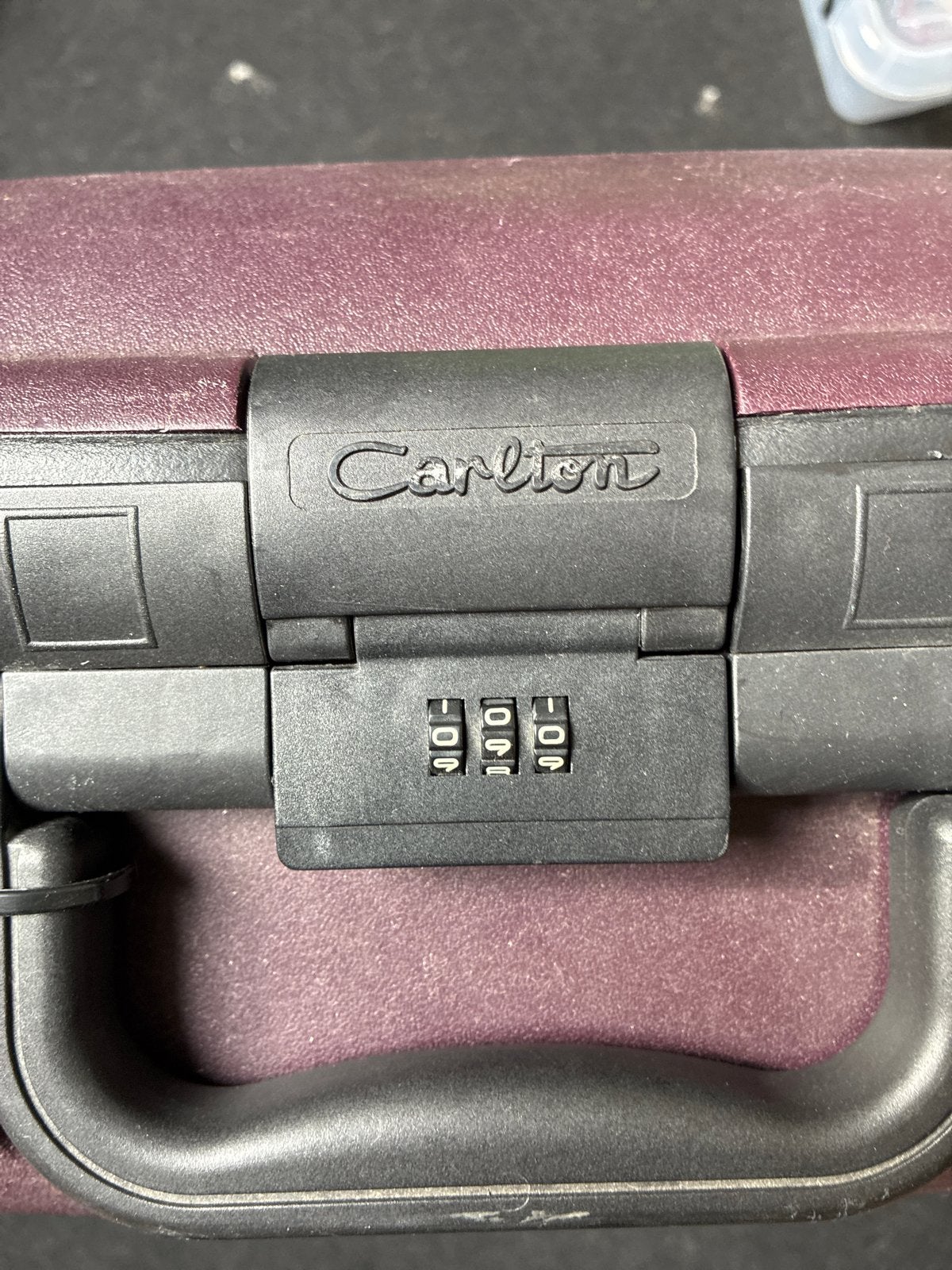 Vintage Carlton Koffer & Beautycase Set, Gebruikt, 50 tot 60 cm, Hard kunststof, 35 tot 45 cm