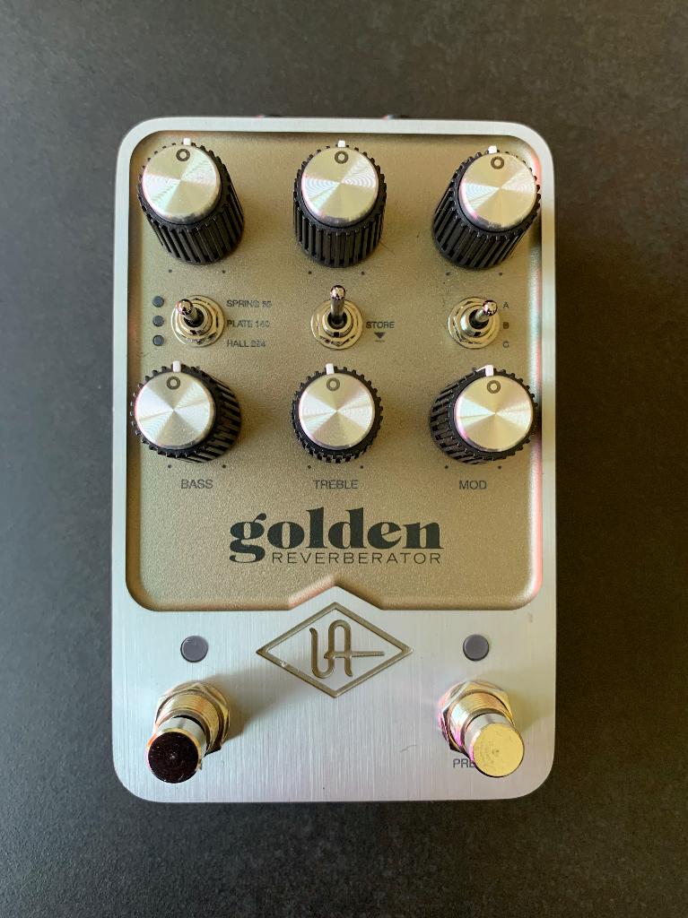 Universal Audio UAFX Golden Reverberator reverb pedaal, Ophalen of Verzenden, Zo goed als nieuw, Reverb