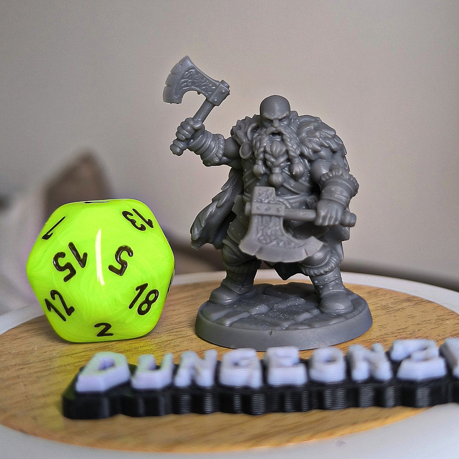Dwarf warrior Miniature D&D HQ dungeon's and dragons, Ophalen of Verzenden, Nieuw, Overige soorten