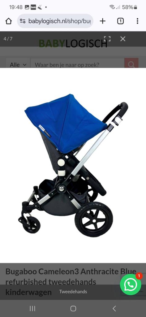 Bugaboo kinderwagen, Ophalen of Verzenden, Zo goed als nieuw