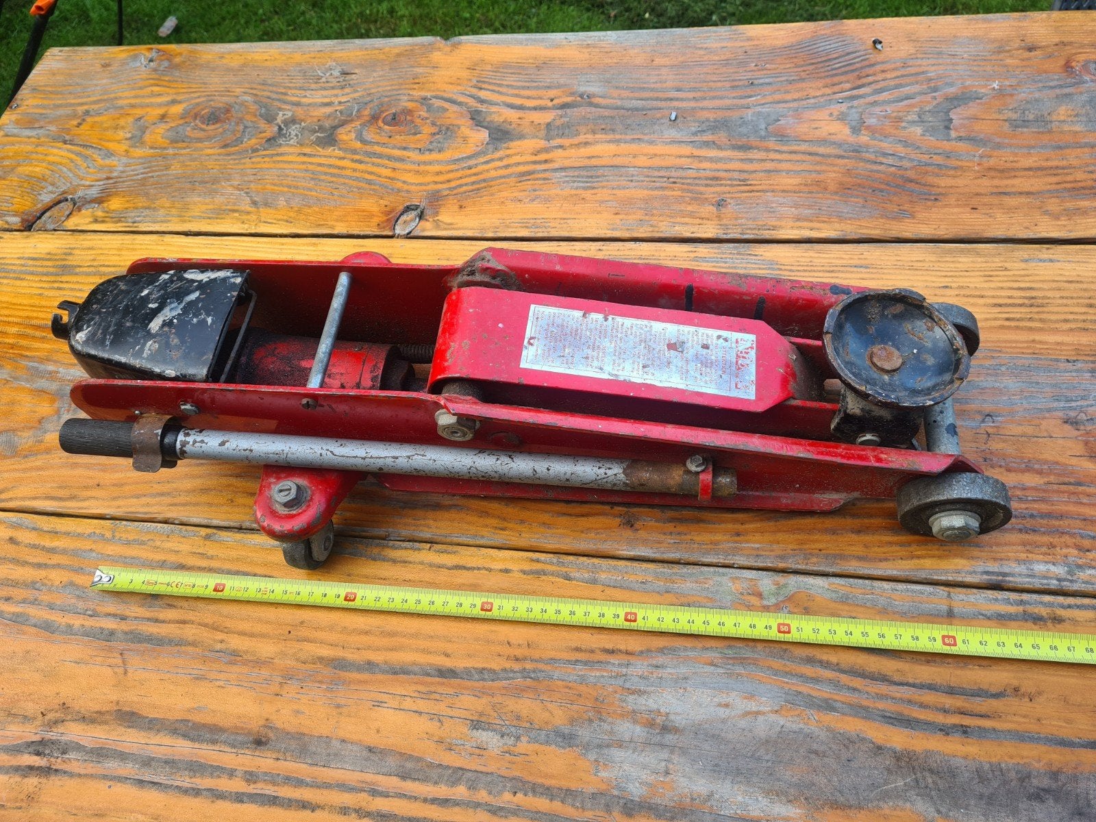 Sterke garagekrik 2 ton, Ophalen, Gebruikt, Hydraulisch, Garagekrik