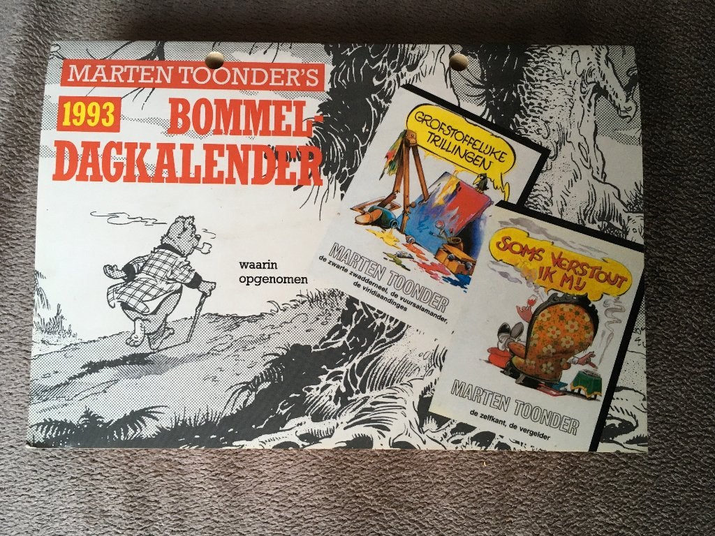 Bommel dagkalender 1993, Marten Toonder, Eén stripboek, Ophalen of Verzenden, Zo goed als nieuw