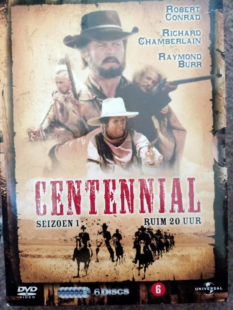 Centennial miniserie 6dvd IMDb 8.3 Western Cowboy, Cd's en Dvd's, Dvd's | Tv en Series, Boxset, Ophalen of Verzenden, Zo goed als nieuw