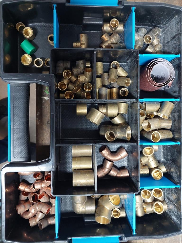 Zinksoldeer en soldeer koppeling., Ophalen, Nieuw, Koper, Overige typen