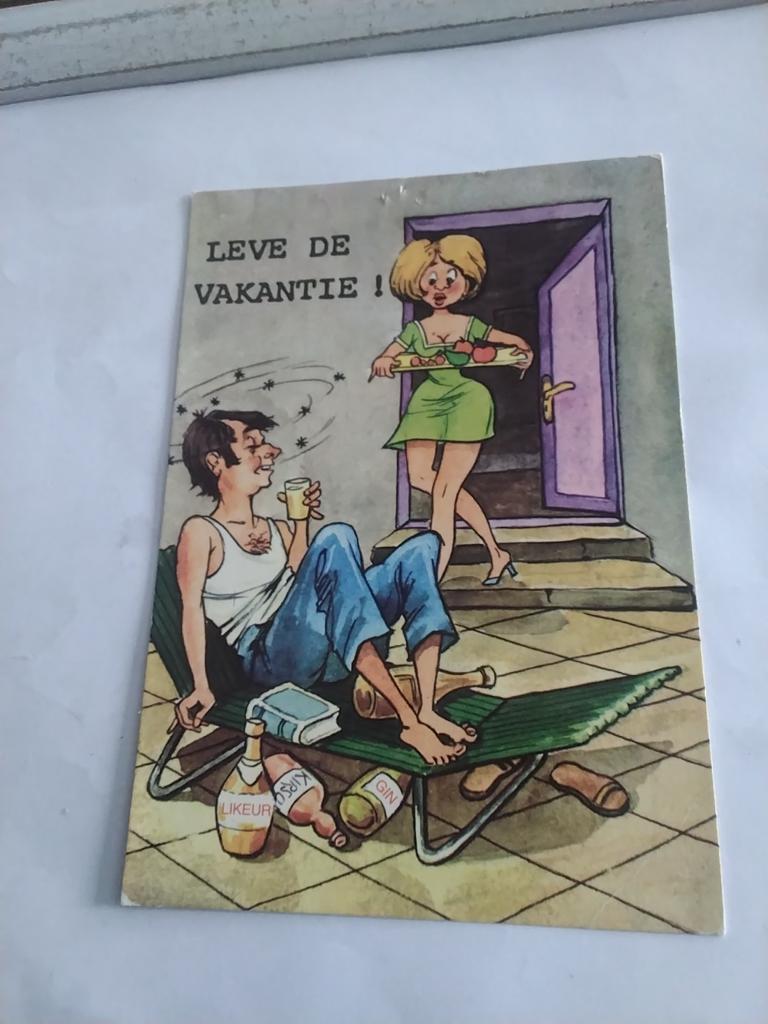 LEVE DE VAKANTIE., Verzamelen, Ansichtkaarten | Themakaarten, Ophalen of Verzenden, 1960 tot 1980