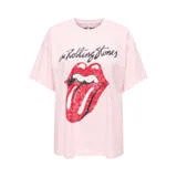 Rolling stones shirt roze large, Ophalen of Verzenden, Nieuw, Roze, Korte mouw