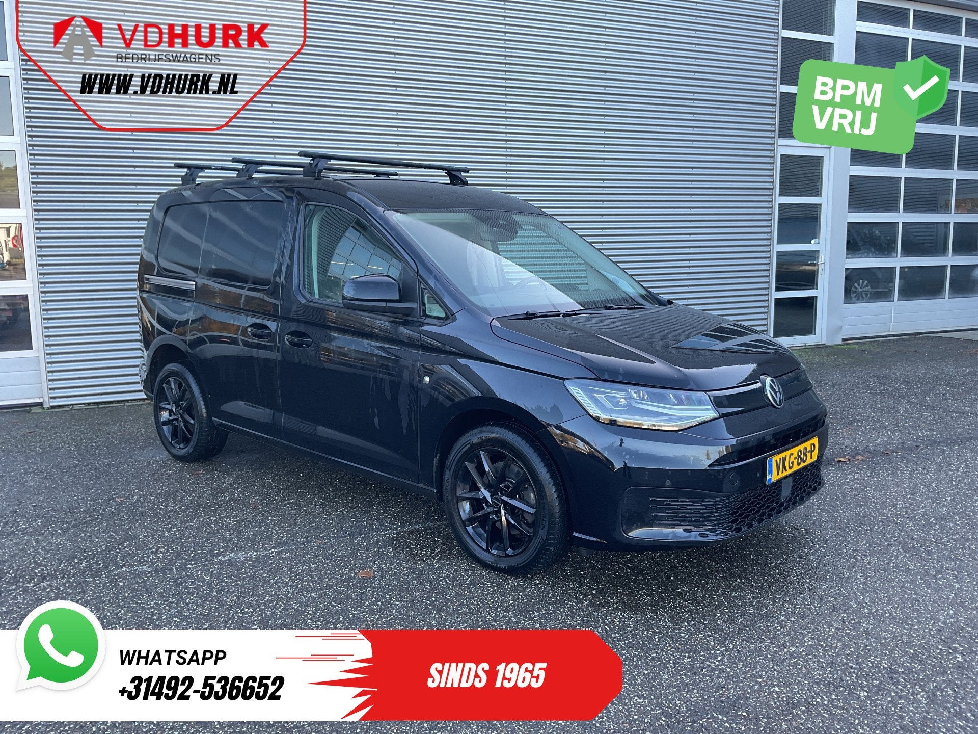 Volkswagen Caddy Cargo 2.0 TDI 125 pk DSG Aut. LED/ Adapt.Cr, Stof, Gebruikt, Euro 6, 4 cilinders
