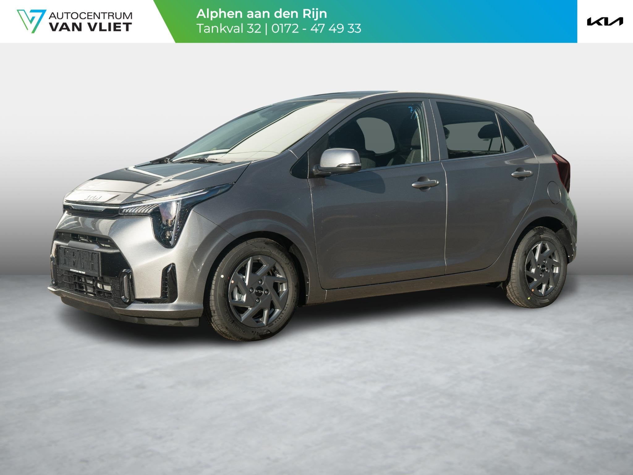Kia Picanto 1.0 GDi DynamicPlusLine | AUTOMAAT | Navigatie |, Auto's, Stof, 4 stoelen, 68 pk, Parkeersensor