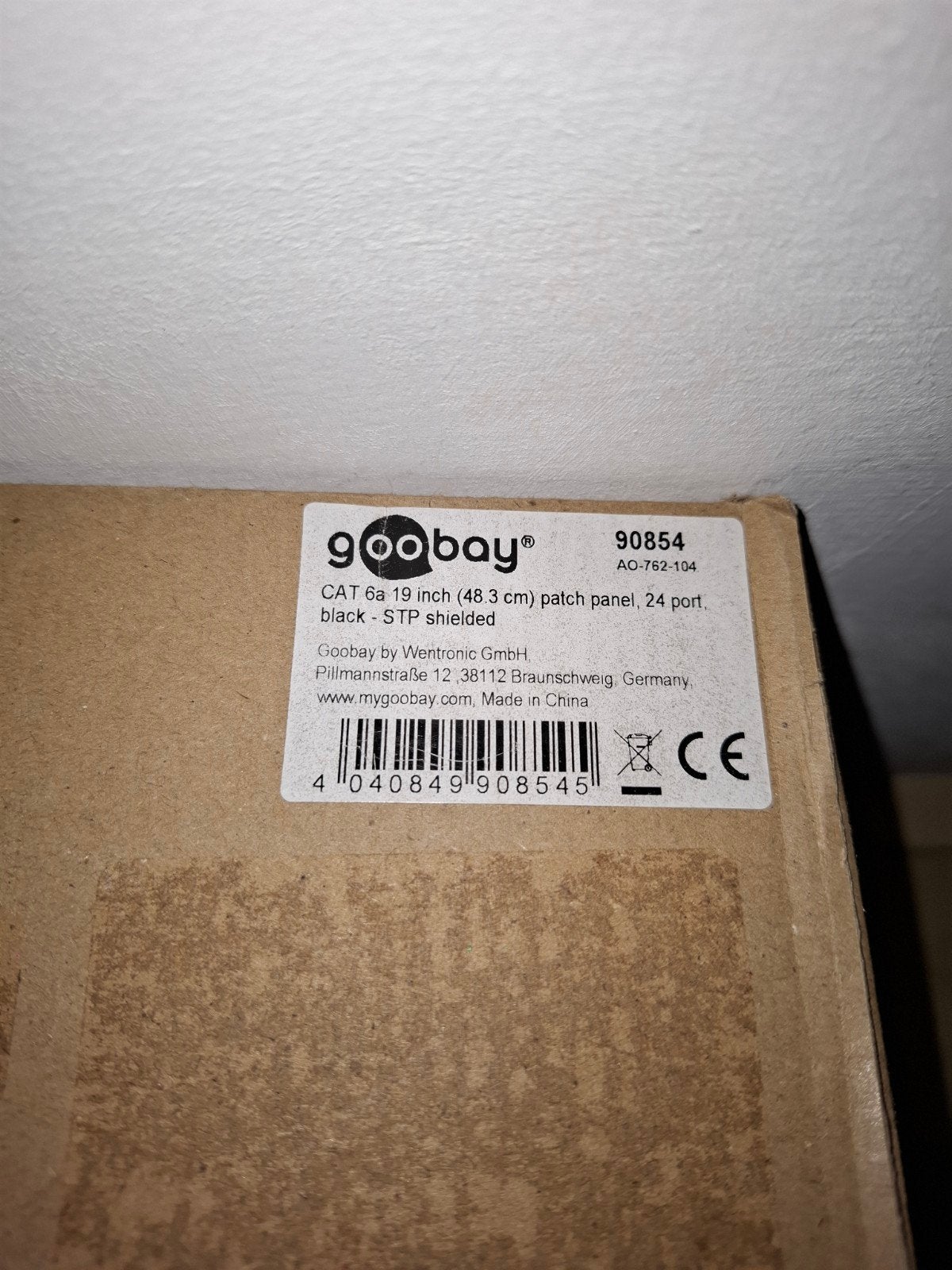 Goobay CAT 6A 19 inch patchpaneel, 24 poorten, 4st, Ophalen of Verzenden, Nieuw