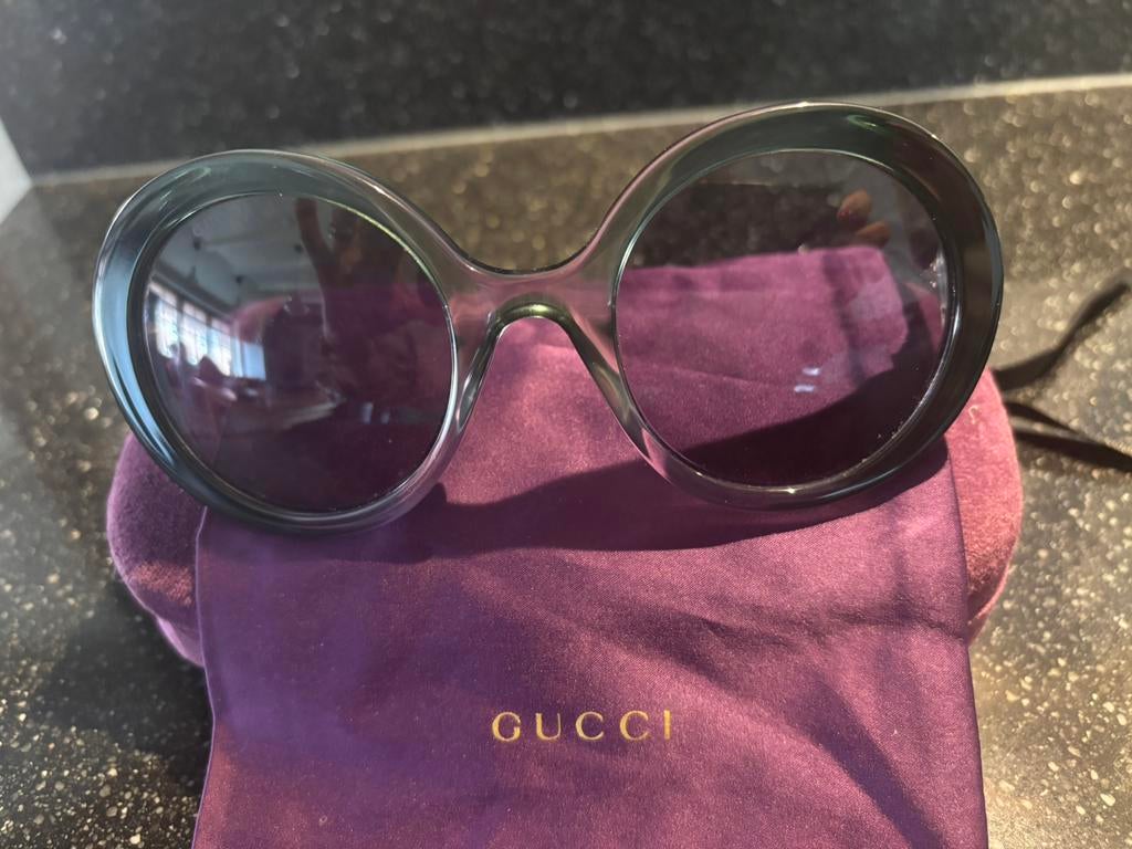 Gucci Zonnebril, Sieraden, Tassen en Uiterlijk, Zonnebrillen en Brillen | Dames, Overige merken, Zonnebril, Paars, Ophalen of Verzenden