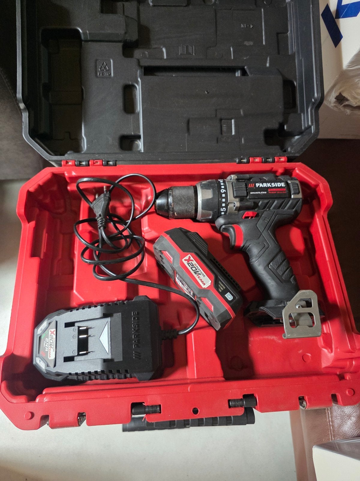 Parkside performance boormachine incl. accu en lader, Ophalen, Zo goed als nieuw, Minder dan 400 watt, Boormachine