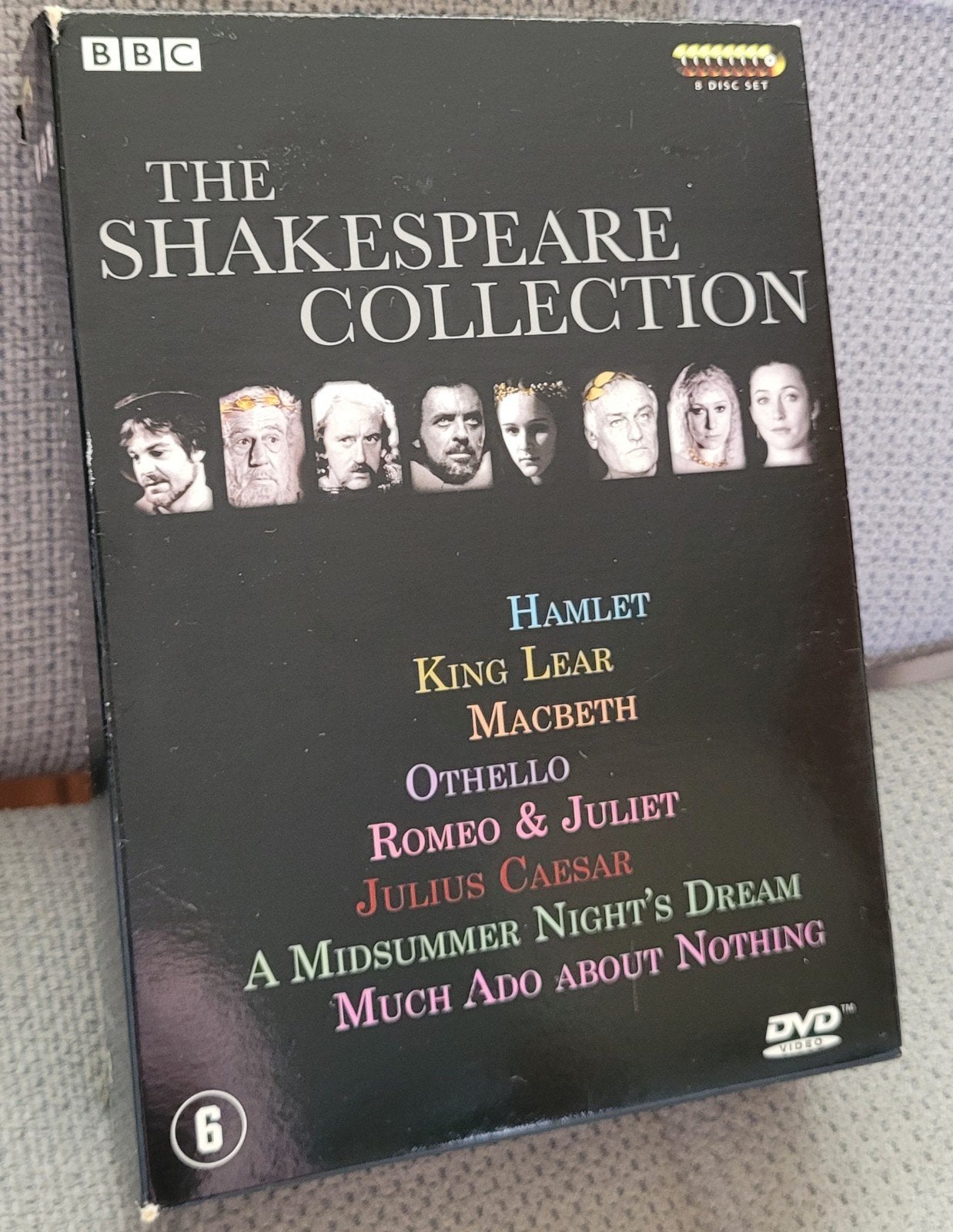 The Shakespeare Collection BBC - 8 DVD Boxset, Gebruikt, Boxset, Drama, Ophalen of Verzenden