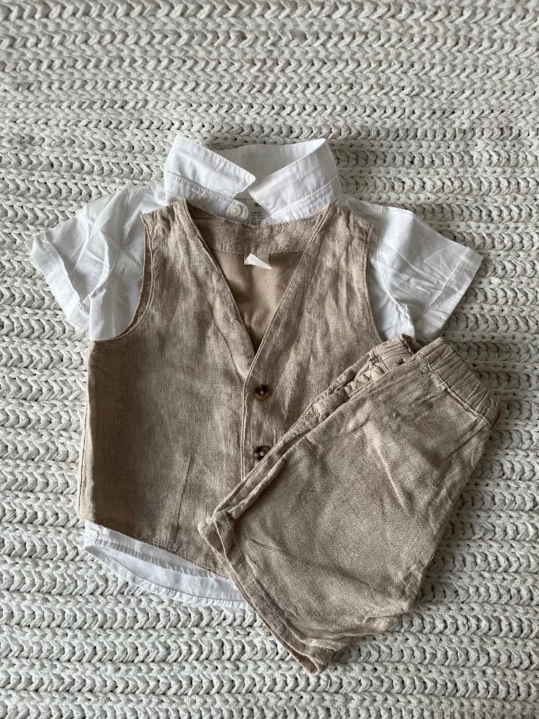Setje H&M jongens maat 80 (3 stuks), H&M, Ophalen of Verzenden, Zo goed als nieuw, Setje
