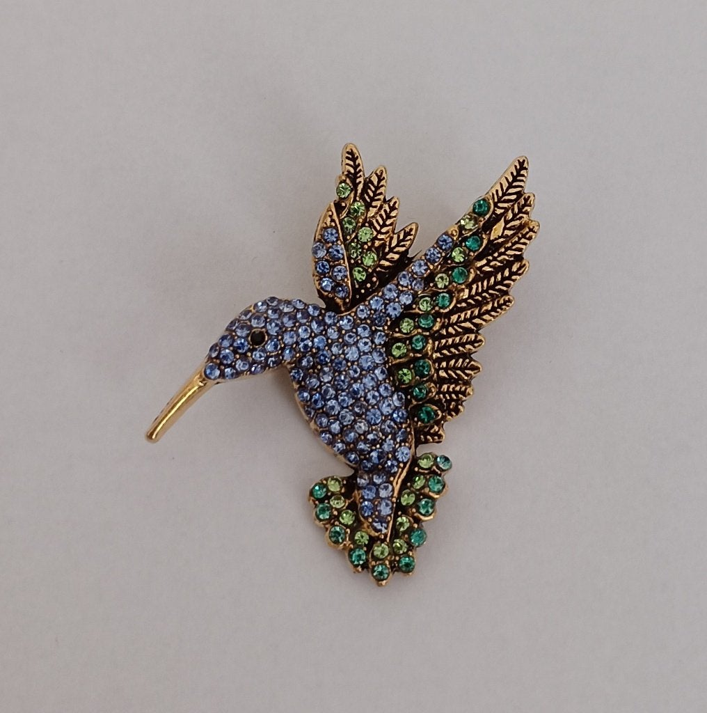 Kolibrie broche, Overige materialen, 4 tot 7 cm, Overige kleuren, Nieuw