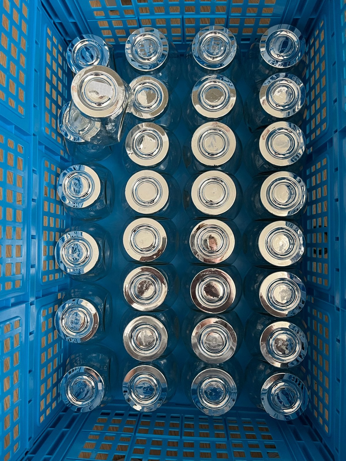 31 IKEA kruidenpotjes, gebruikt. RAJTAN, Ophalen, IKEA, Voorraadpot, Glas