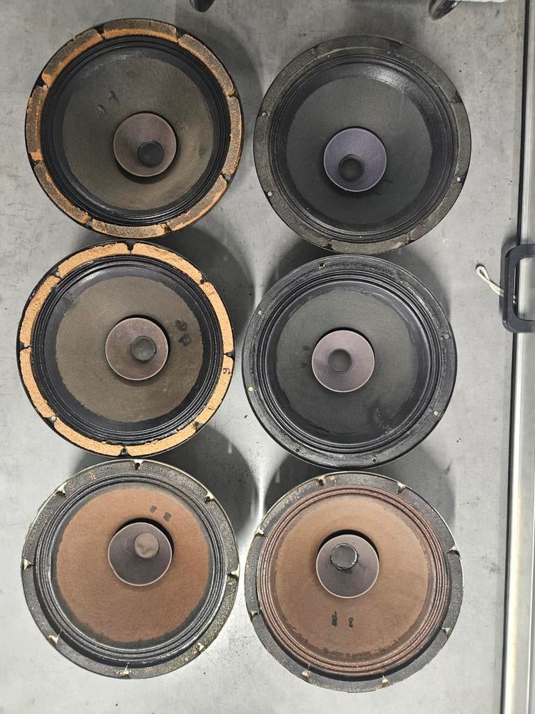 Set van 6 Vintage Philips 12100 / m8, Audio, Tv en Foto, Luidsprekers, Ophalen of Verzenden