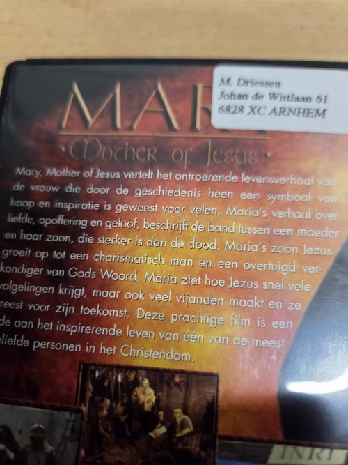dvd mary a passionace story, Ophalen of Verzenden