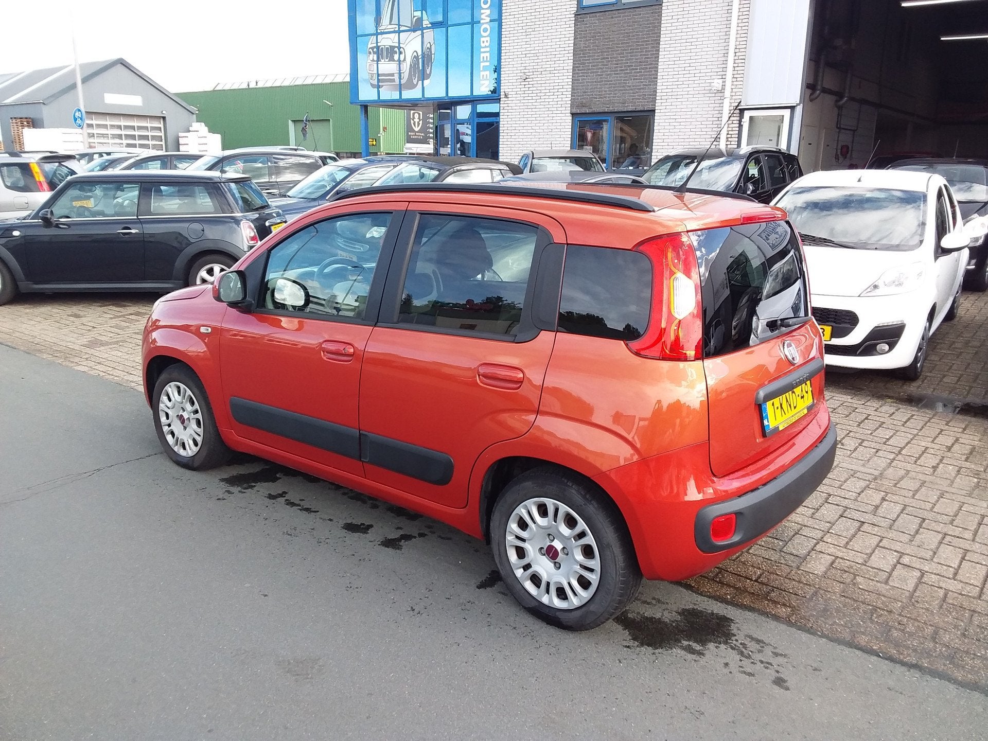 Fiat Panda 0.9 TwinAir Lounge (bj 2013), Euro 5, Stof, Gebruikt, Panda