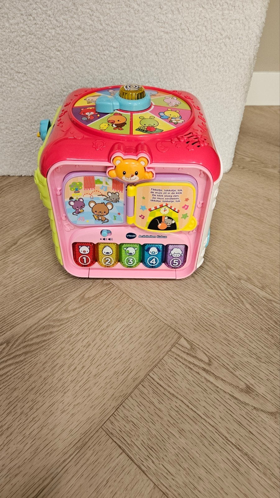 VTech Baby Activity Kubus - Interactief Speelgoed, Ophalen of Verzenden, Gebruikt, Overige typen, Met geluid