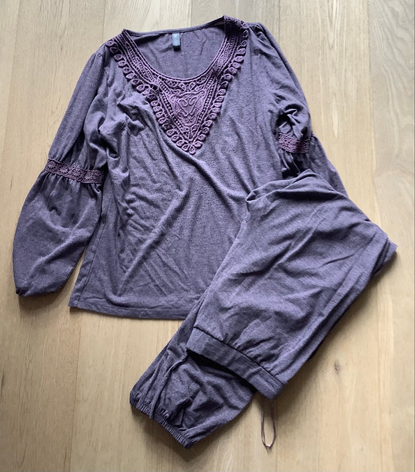 Lingadore pyjama medium paars, Kleding | Dames, Ophalen of Verzenden, Gedragen, Maat 38/40 (M)