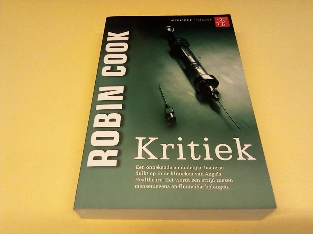 ronin cook /// kritiek ///, Ophalen of Verzenden, Zo goed als nieuw, Robin Cook