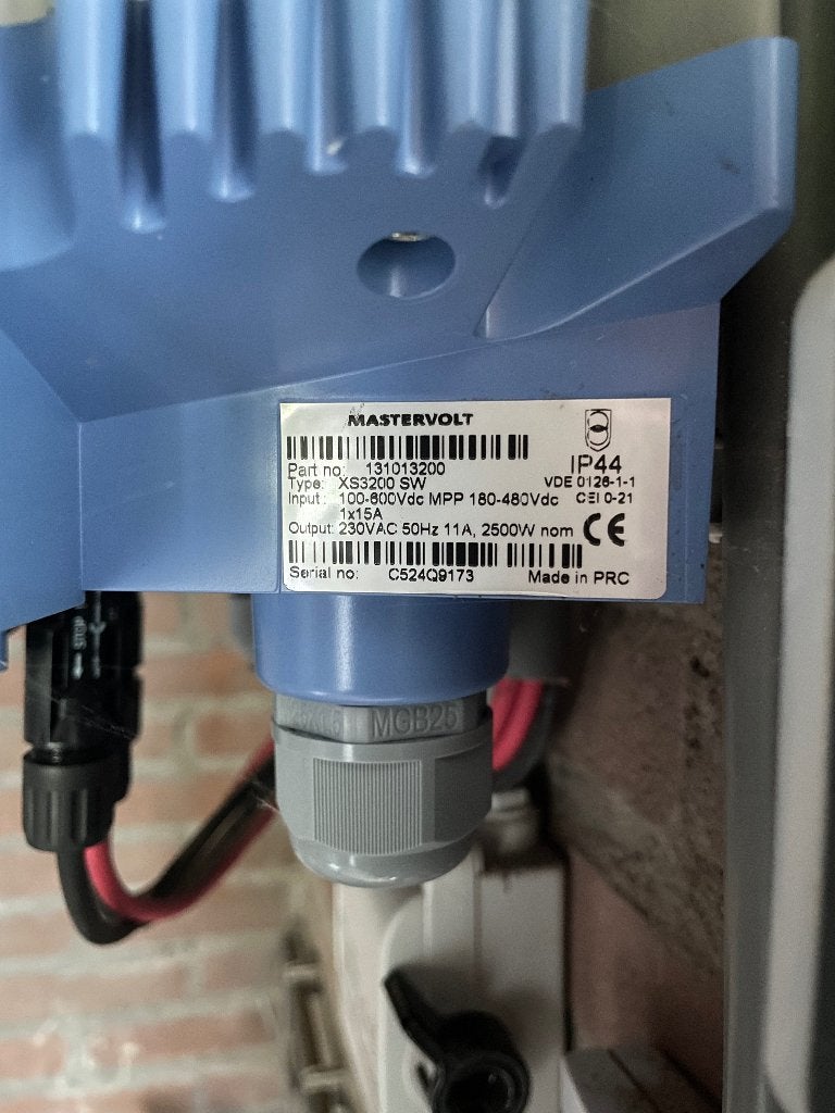 12x Renes zonnepaneel + Mastervolt omvormer, Ophalen, Gebruikt, Paneel, 100 tot 200 wattpiek