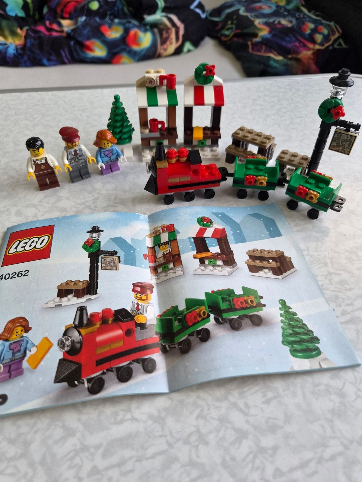 LEGO Kersttrein 40262 met minifiguren en instructies, Ophalen of Verzenden, Zo goed als nieuw, Complete set, Lego