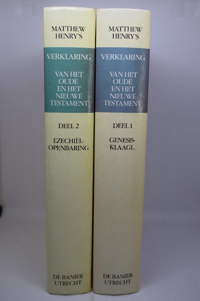 Matthew Henry Bijbelverklaring 2 delen, Boeken, Godsdienst en Theologie, Ophalen of Verzenden, Zo goed als nieuw