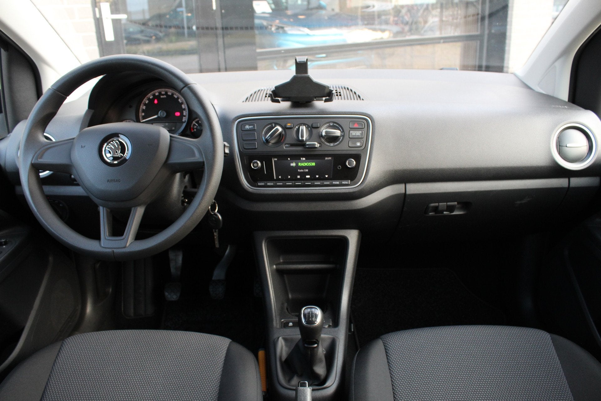 Skoda Citigo 1.0 Greentech Ambition / Airco / Cruise / LMV 1, Auto's, Voorwielaandrijving, Stof, Gebruikt, Met garantie (alle)