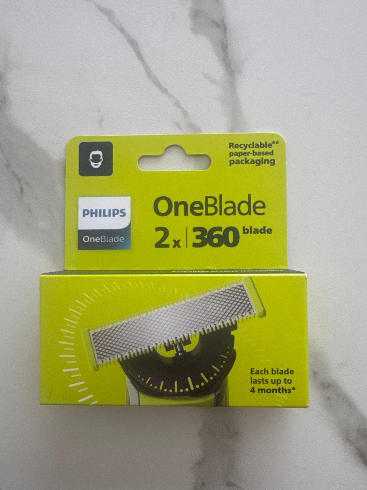 Philips OneBlade 360 Blade QP420/50 - 2 stuks, Ophalen of Verzenden, Nieuw, Scheren en Epileren