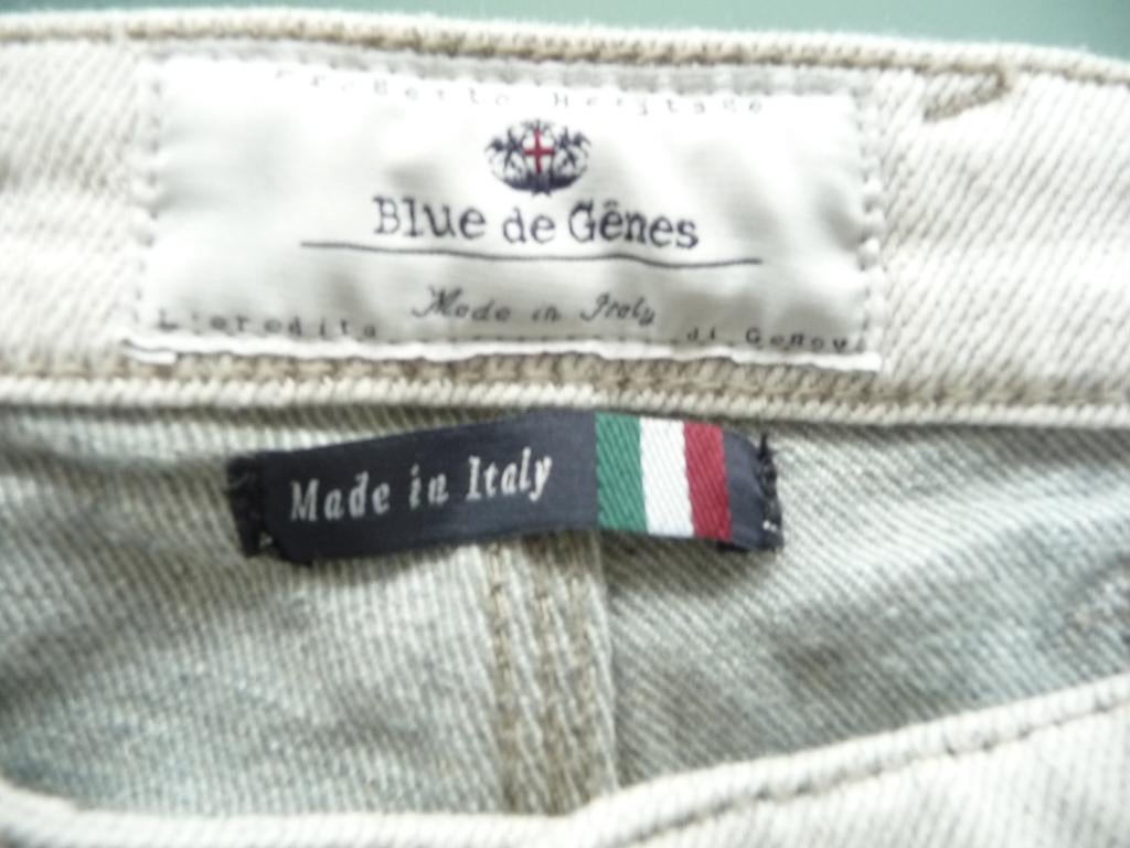 Italiaanse Blue de Genes jeans. Maat 32/32, Wit, W32 (confectie 46) of kleiner, Ophalen of Verzenden, Zo goed als nieuw