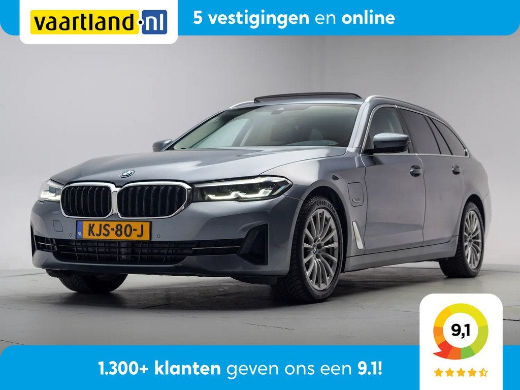 BMW 5 Serie 520e Executive [ Pano Leder Stoelverwarming ], Auto's, BMW, Bedrijf, Te koop, 5-Serie, ABS, Achteruitrijcamera, Airbags