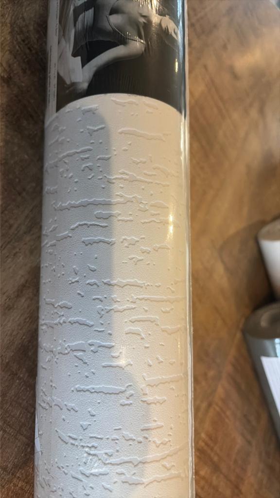 11 rollen Dutch wallcoverings luxury vinyl 6280-1 wit behang, Ophalen of Verzenden