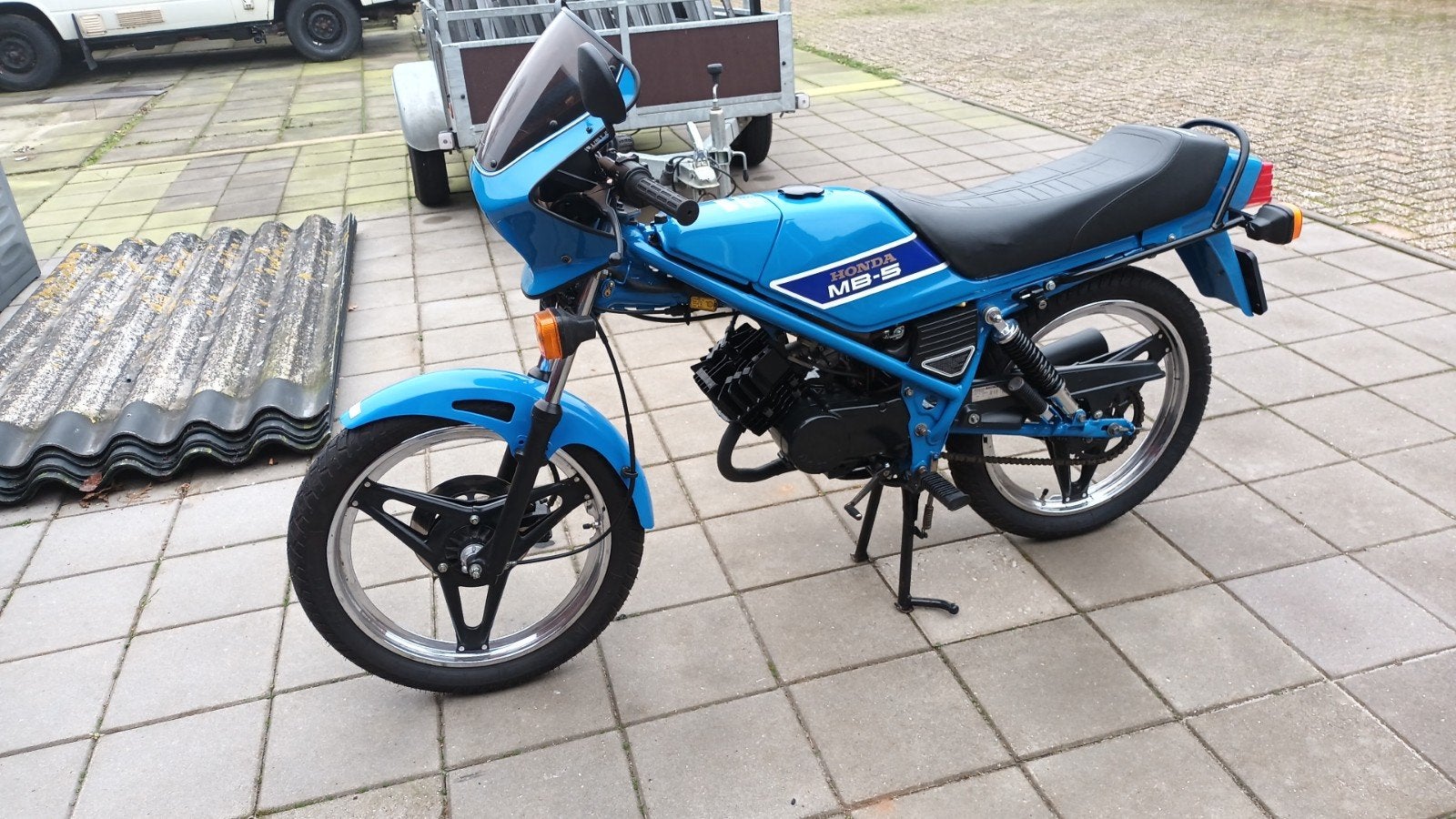 Te koop zeer mooie honda mb, Fietsen en Brommers, Brommers | Honda, Gebruikt, MB, Maximaal 45 km/u, Ophalen