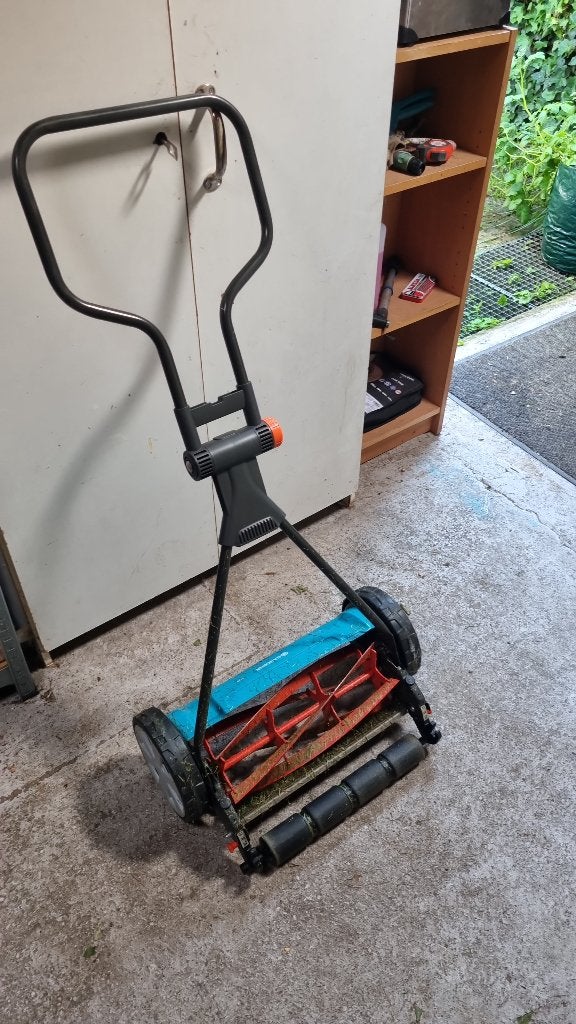 Handgrasmaaier, Tuin en Terras, Grasmaaiers, Ophalen, Gebruikt, Handgrasmaaier, Gardena.
